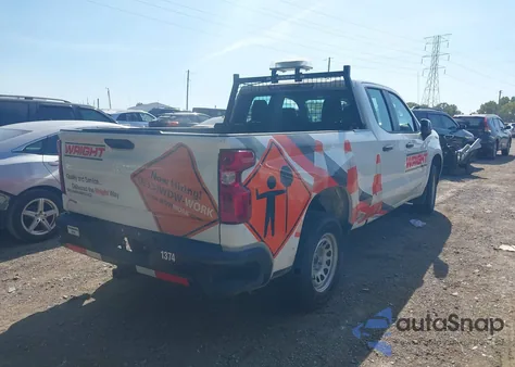 2022 Chevrolet Silverado C1500 z USA, uszkodzony, nr VIN 1GCRAAEK6NZ529198